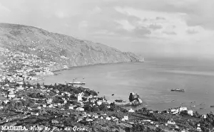 Prints of Island of Madeira, Portugal - view of Pico da Cruz Portugal Prints: Island of Madeira Print - Pico da Cruz View