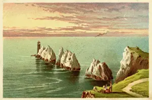 Isle Of Wight Coastline Prints: Isle of Wight / Needles