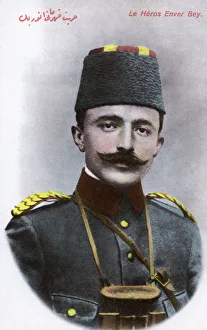 Ismail Enver Pasha, Turkish leader, WW1 Ismail Enver Pasha, Turkish leader, WW1