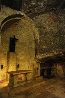 Israel. Jerusalem. Basilica of the Holy Sepulchre. Chapel of Israel. Jerusalem. Basilica of the Holy Sepulchre. Chapel of