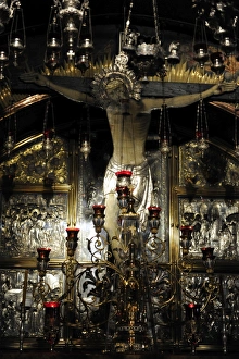 Israel. Jerusalem. Church of the Holy Sepulchre. Golgotha al Israel. Jerusalem. Church of the Holy Sepulchre. Golgotha al