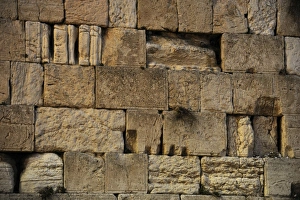 Israel. Jerusalem. Western Wall. Detail Israel. Jerusalem. Western Wall. Detail