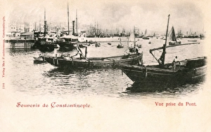 Istanbul, Turkey - Boats in Istanbul Harbour Istanbul, Turkey - Boats in Istanbul Harbour