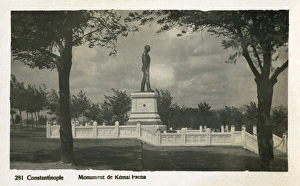 Istanbul, Turkey - Statue of Ataturk at Seraglio Point Istanbul, Turkey - Statue of Ataturk at Seraglio Point