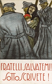 Italian Patriotic Card - Brothers Save me Italian Patriotic Card - Brothers Save me