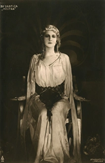 Italian Silent Film Actress Edy Darclea as Helen of Troy Italian Silent Film Actress Edy Darclea as Helen of Troy