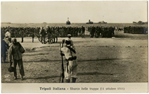 Italo-Turkish War - Landing Italian Troops Italo-Turkish War - Landing Italian Troops
