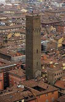 Italy. Bologna. Prendiparte Tower. 12th century Italy. Bologna. Prendiparte Tower. 12th century