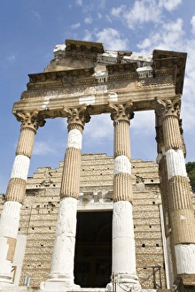 ITALY. Brescia. Capitoline Temple (73-74 BC) ITALY. Brescia. Capitoline Temple (73-74 BC)