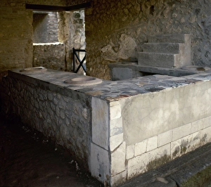 Italy. Pompeii. Italy. Thermopolium. (Sreet of Abundance) Italy. Pompeii. Italy. Thermopolium. (Sreet of Abundance)