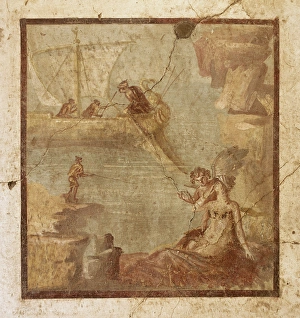 Italy. Pompeii. Villa of the Vettii. 1st AD century. Fresco Italy. Pompeii. Villa of the Vettii. 1st AD century. Fresco