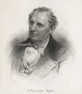 Old Age Portrait Prints: J Fenimore Cooper / Brady