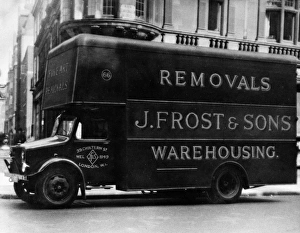 J Frost & Sons, removals lorry, London J Frost & Sons, removals lorry, London