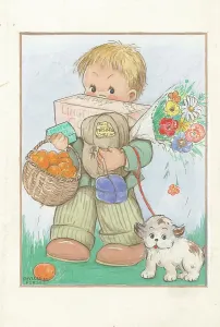 Children Dressing Up/Playing Print by Phyllis Purser