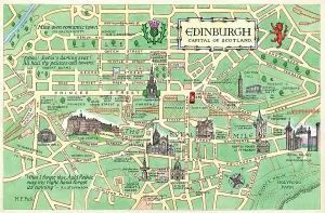Edinburgh, Capital of Scotland Print by M. F. Peck