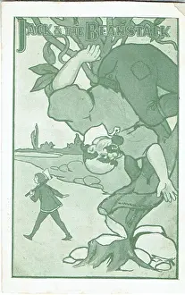 Framed Print : Jack and the Beanstalk Print, 1936 Framed Print : Jack and the Beanstalk Print, 1936