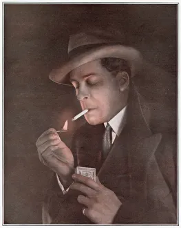 Jack Buchanan smoking Jack Buchanan smoking