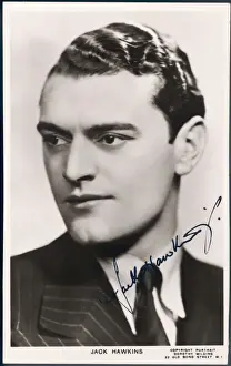 Jack Hawkins Actor Prints: Jack Hawkins / Signed