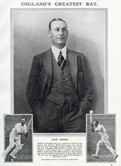 Jack Hobbs (Sir John Berry Hobbs), English cricketer (1882-1963) Jack Hobbs (Sir John Berry Hobbs), English cricketer (1882-1963)
