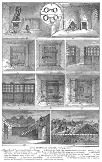 Jack Sheppard's Notorious Prison Escapes Print, 19th Century