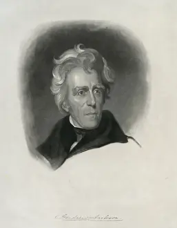 Andrew Jackson Lithograph Prints: Jackson