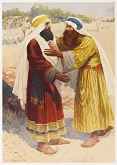 Old Testament Biblical Art Prints: Jacob and Esau