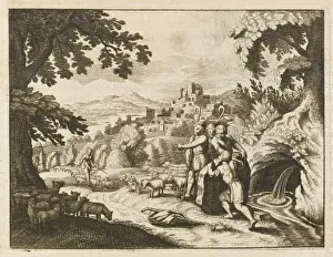 Historical Biblical Events Prints: Jacob Serves Laban
