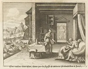 Historical Bible Events Prints: Jacobs Dirty Trick