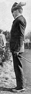 James Braid at the Brighton and Hove Golf Links James Braid at the Brighton and Hove Golf Links