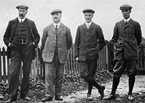 James Braid Stands with Fellow Competitors James Braid Stands with Fellow Competitors