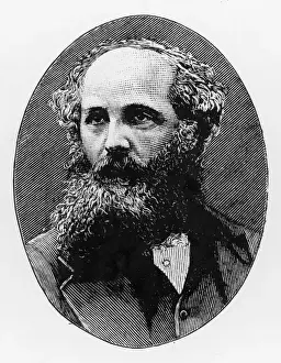 Physicist Prints: James Clerk Maxwell Print, a photograph of the physicist