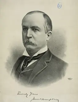 James E. Campbell Print, c1895