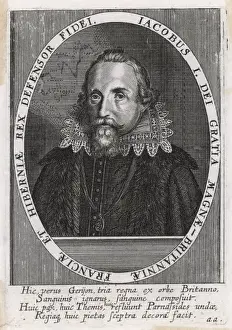 16th Century Royalty Prints: James I (Anon)