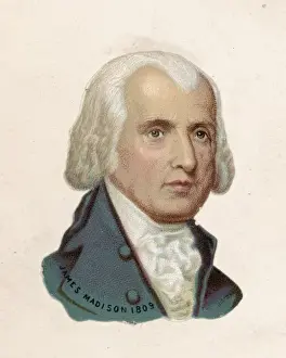 US Presidential History Prints: James Madison / Scrap