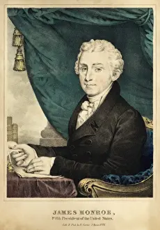 James Monroe Portrait Prints: James Monroe