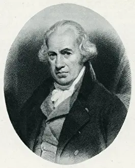 Steam Engine History Prints: James Watt