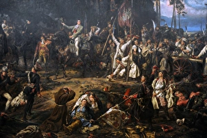 Jan Matejko (1838-1893). Kosciuszko in the Battle of Raclaw Jan Matejko (1838-1893). Kosciuszko in the Battle of Raclaw