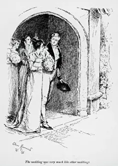 Print of Jane Austen's Emma: Mr. Kingsley Marries Emma