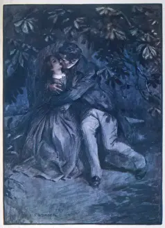 Author Prints: Jane Eyre & Rochester Print: Mr. Rochester Declares Love for Jane