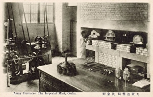 Japan - The Imperial Mint at Osaka - The Assay Furnaces Japan - The Imperial Mint at Osaka - The Assay Furnaces