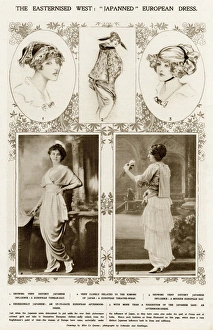 Japanese influene in womens clothing 1913 Japanese influene in womens clothing 1913