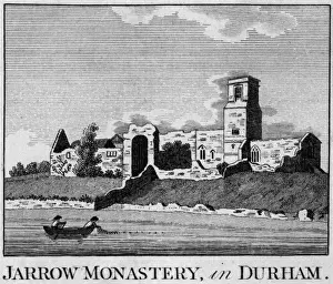 County Durham England Prints: JARROW MONASTERY, County Durham