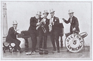 The Jazz Band the Lyrical Five who play at Rectors Nightclu The Jazz Band the Lyrical Five who play at Rectors Nightclu