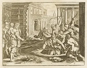 Siege Of Jerusalem Prints: Jeremiah Thrown into Pit