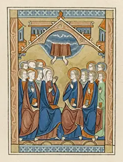 Historical Jesus Images Prints: Jesus Ascends - C13 Ms