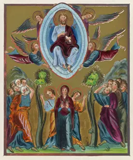 Biblical Scene Prints: Jesus Ascension (Ms)