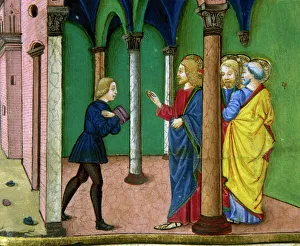 Jesus meets a patient cured by him and says: now you are h Jesus meets a patient cured by him and says: now you are h
