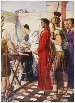 Christian Art Prints Online Prints: Jesus before Pilate