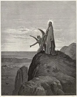 Jesus in the Wilderness Print