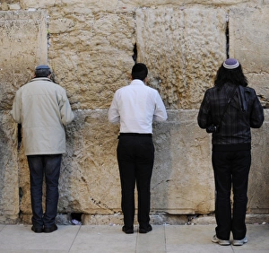 Jews praying at the Western Wall. Jerusalem. Israel Jews praying at the Western Wall. Jerusalem. Israel